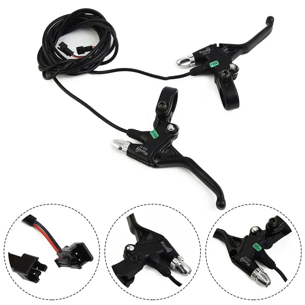 1 Pair 49PDD Electric Bike Mechanical Brake Lever Short Lever Cutout Wuxing Cycling Handle Ebike Accessories