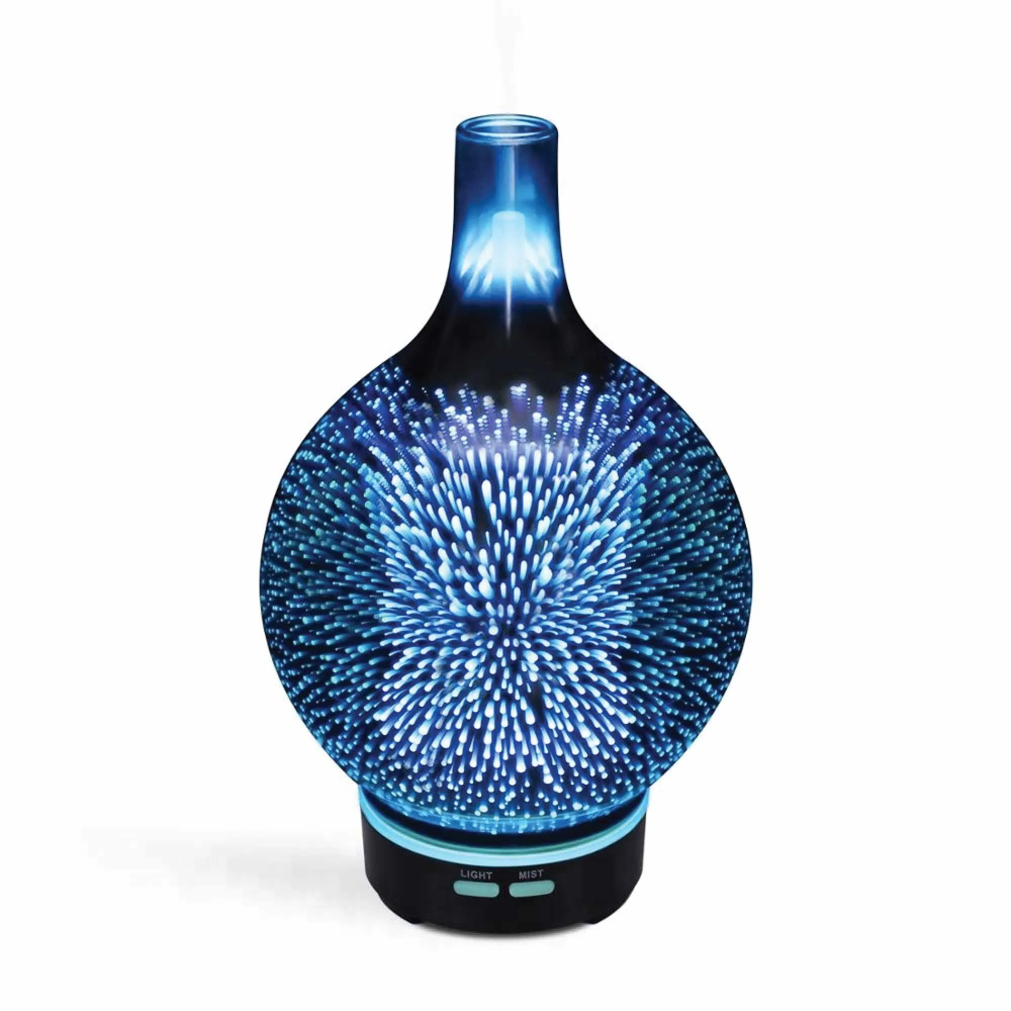 100ml 3D Fireworks Aroma Diffuser, Ultrasonic Mist Humidifier