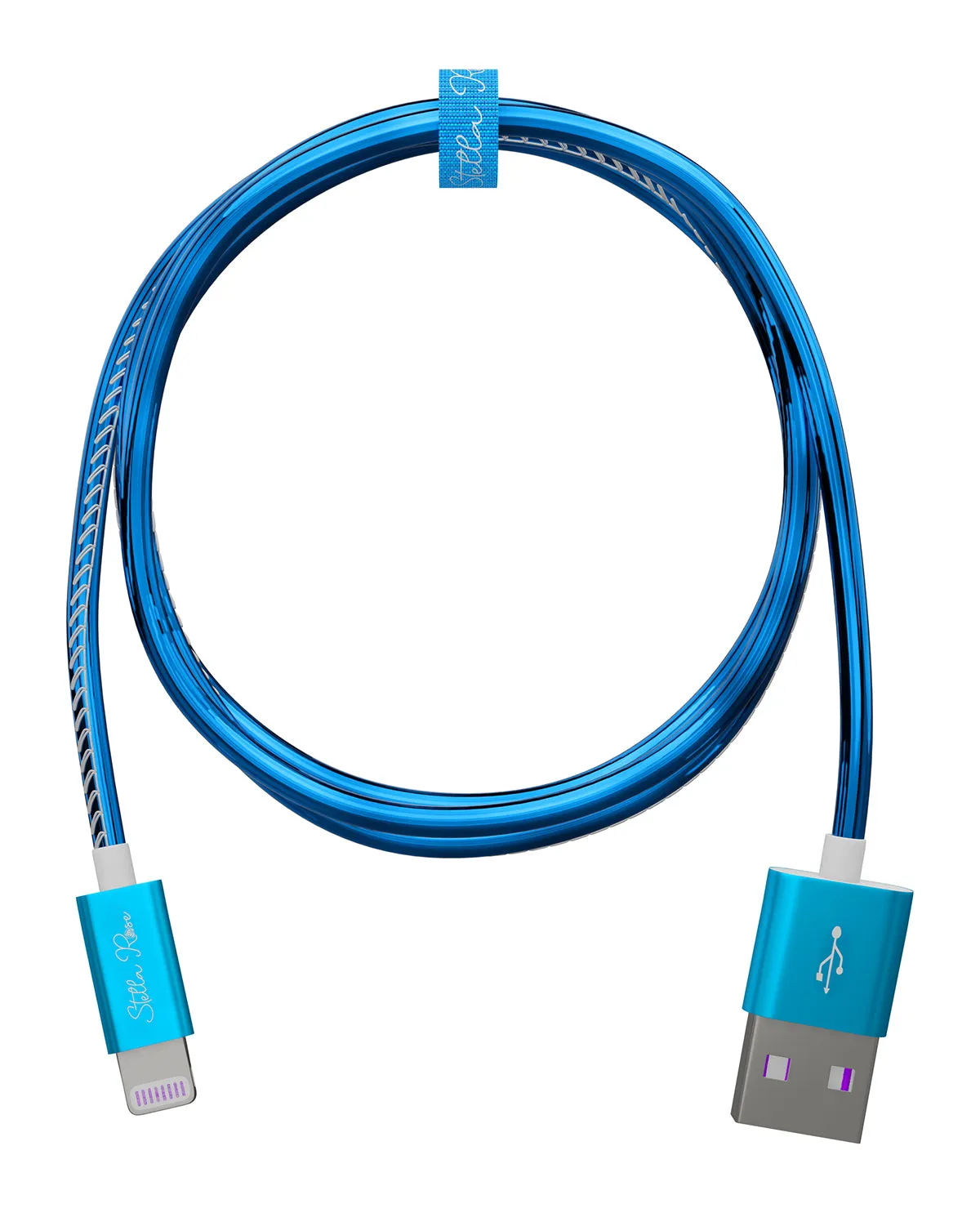 10Ft. Blue Lightning Sync & Charge Cable