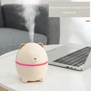 1248 Mini Polar Bear Shaped Cool Mist Portable Humidifier