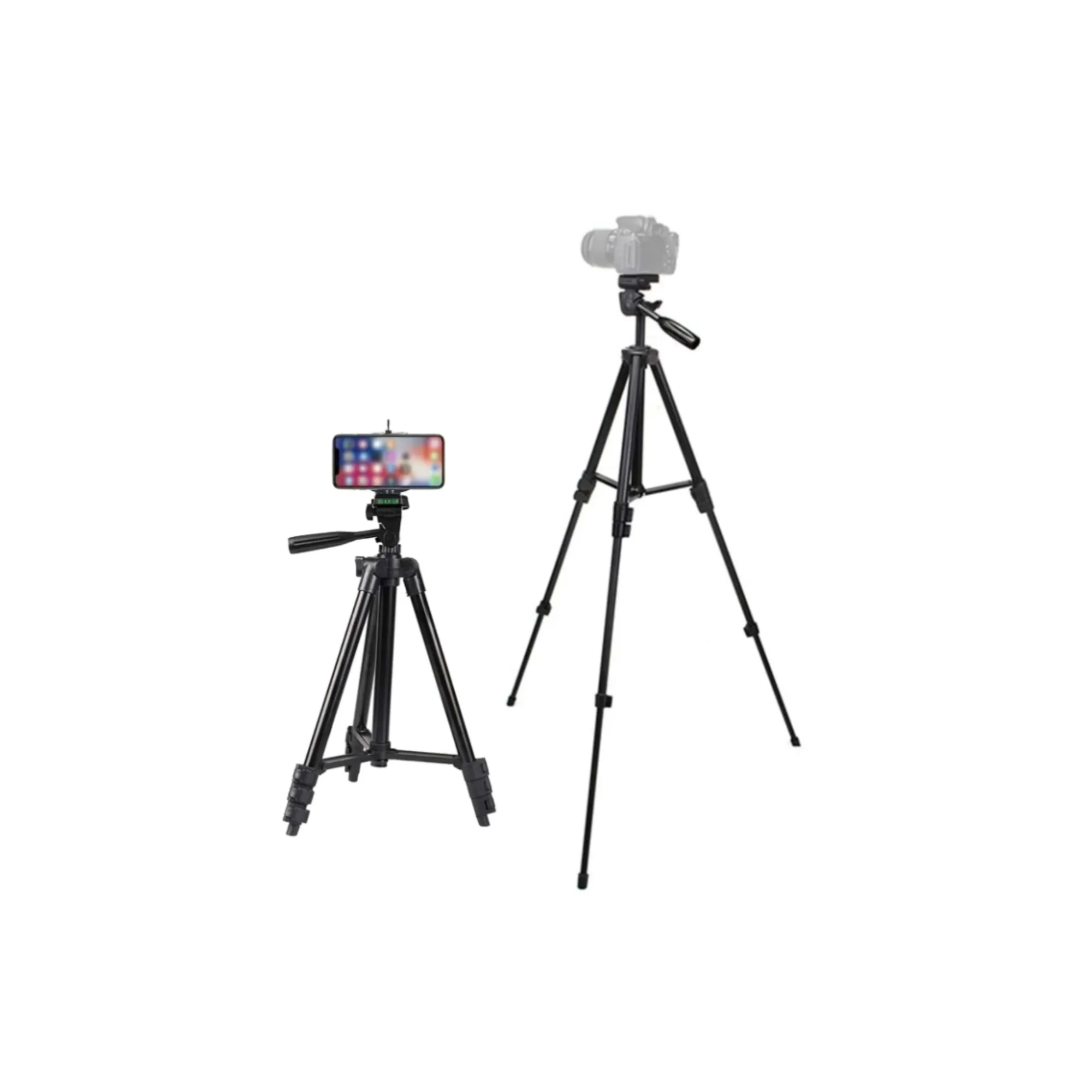 1.2M Adjustable Tripod with Phone Holder and Carry Case for Travel AB-ZJ66