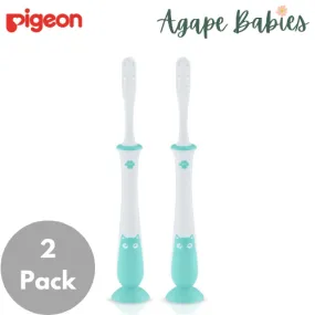 [2-Pack] Pigeon Training Toothbrush Lesson 4 - Mint