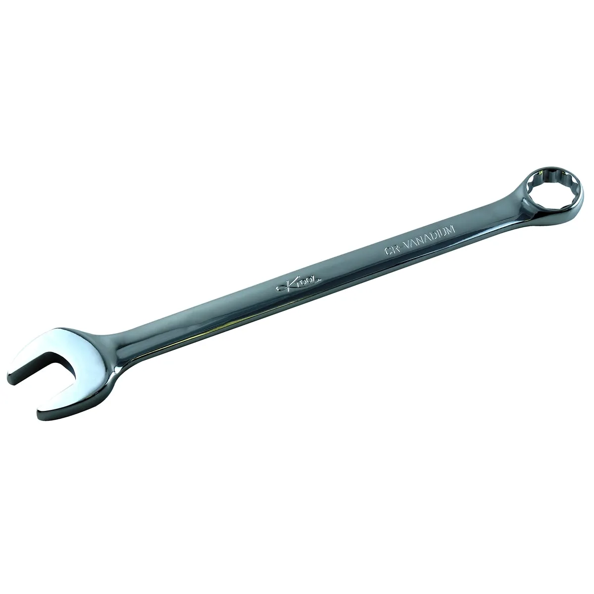 27mm Metric 12-Point Raised Panel Non-Ratcheting Polished Chrome Combination Wrench (EA)