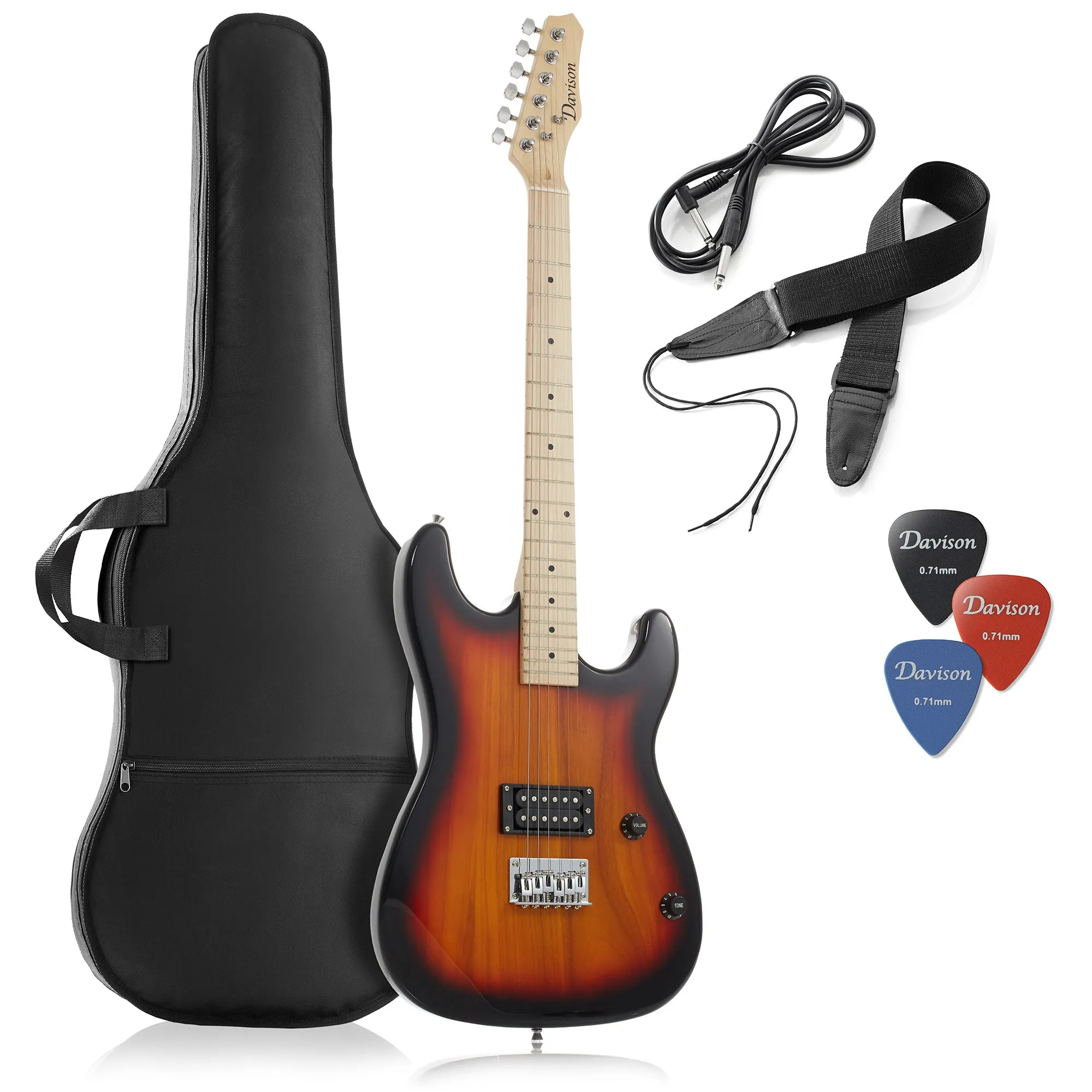 39" Full Size Electric Guitar - Right Handed Beginner Kit