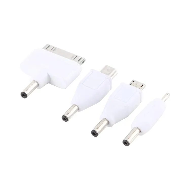 5-in-1 Universal Data and Charging Cable with 4 Adapters for Various Devices