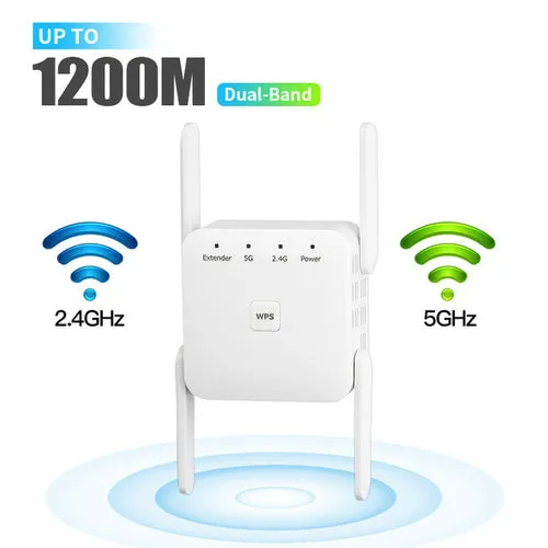 5ghz Wifi Repeater Wireless Wi-fi Booster 1200mbps Wifi Amplifier