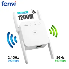 5ghz Wifi Repeater Wireless Wi-fi Booster 1200mbps Wifi Amplifier