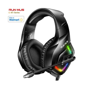 7.1 Surround Sound Noise Canceling Mic & RGB Light Gaming Headphones