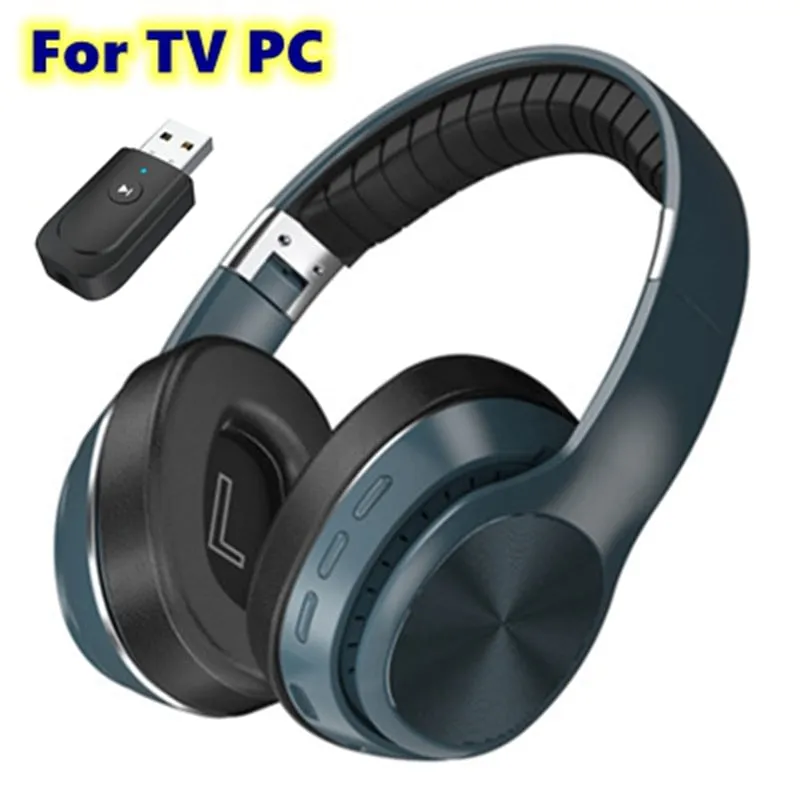 8D Stereo TV Wireless Headphones with Television TV PC AUX Audio Bluetooth Adapter for Phone Laptop PC Speaker Bluetooth Headset