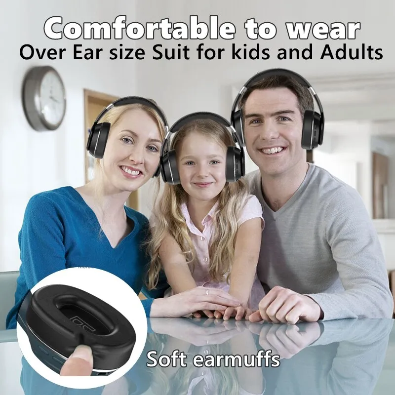 8D Stereo TV Wireless Headphones with Television TV PC AUX Audio Bluetooth Adapter for Phone Laptop PC Speaker Bluetooth Headset