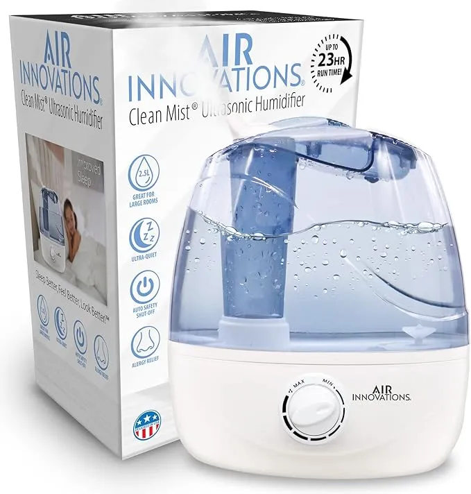 Air Innovations AI-103 Ultrasonic Bedroom Humidifier