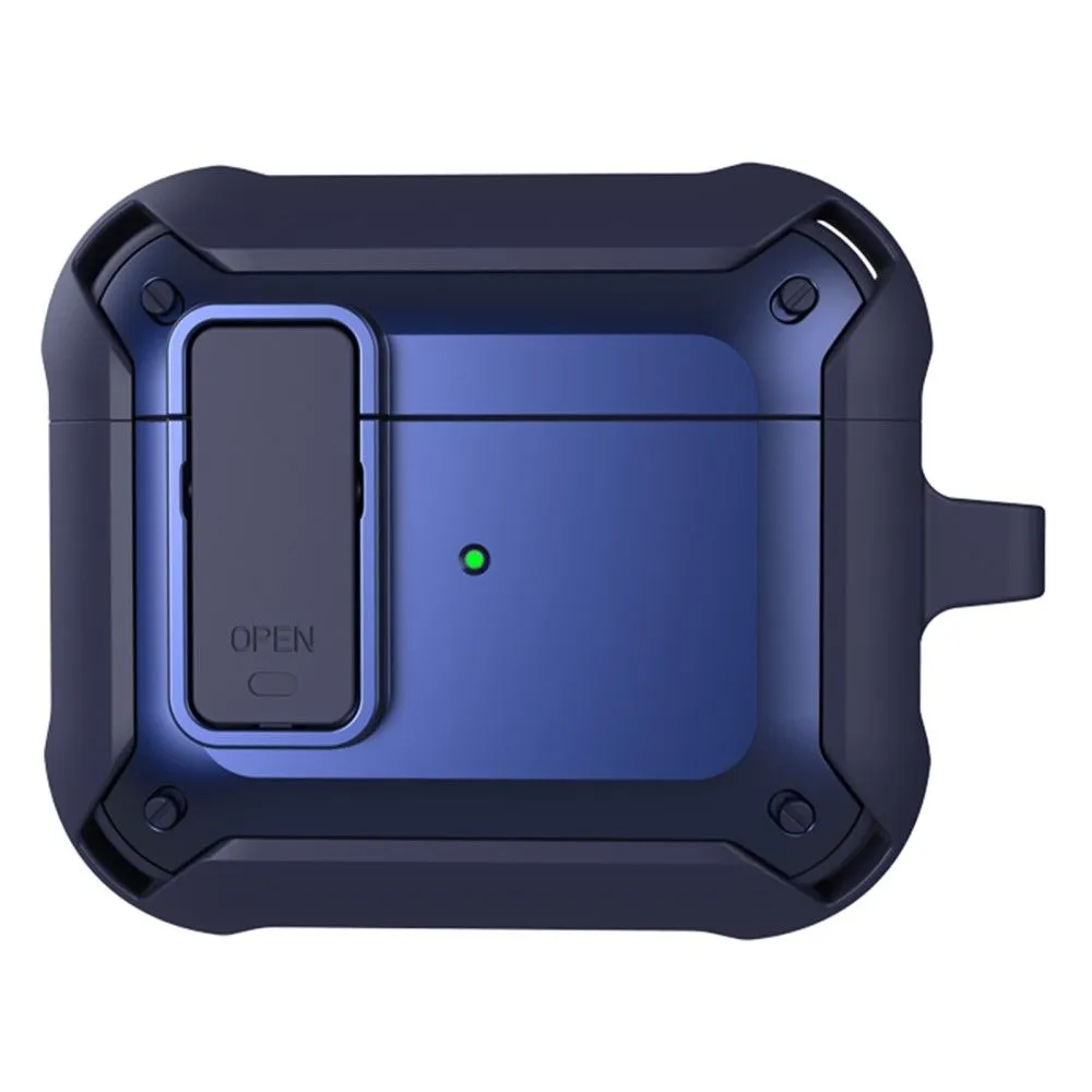 AirPods 3 snap-on lid design TPU case - Blue