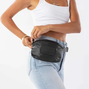 ALOHA: Monochrome Mini Hip Pack - Black