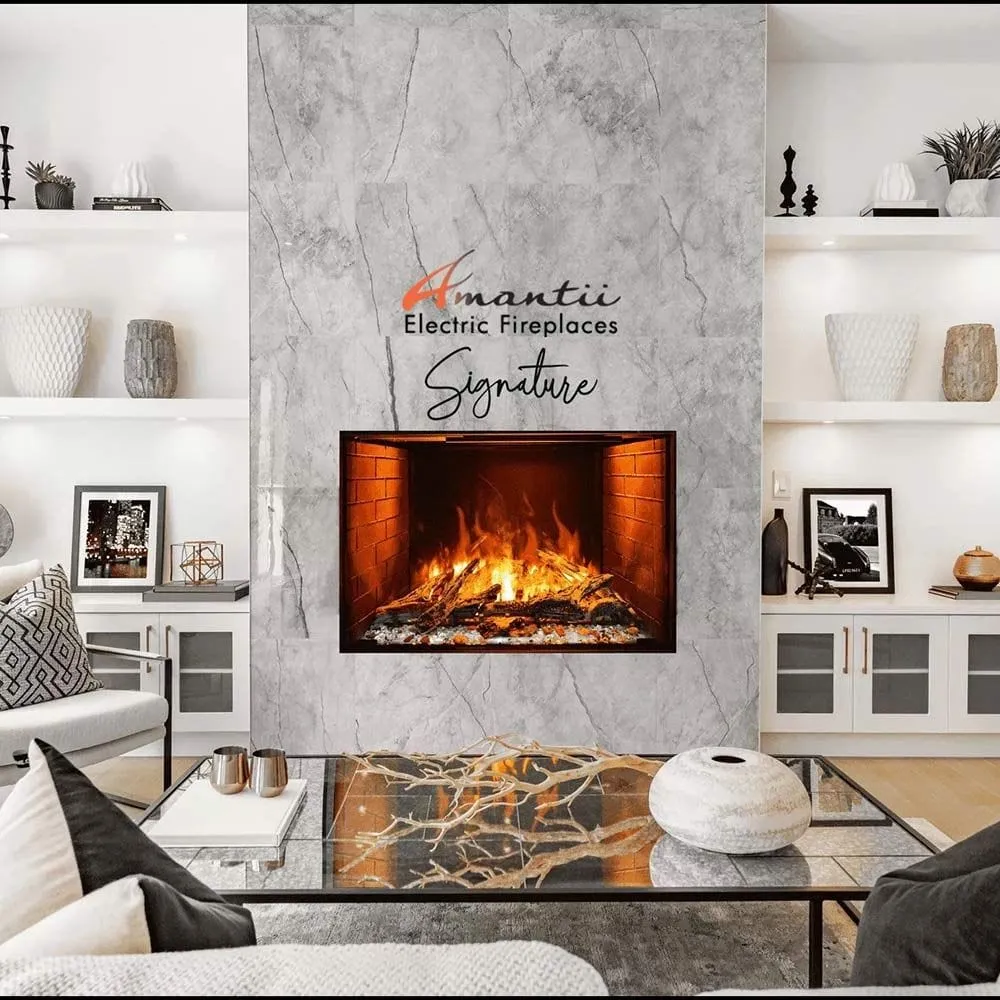 Amantii Signature 38 Built-In Electric Fireplace