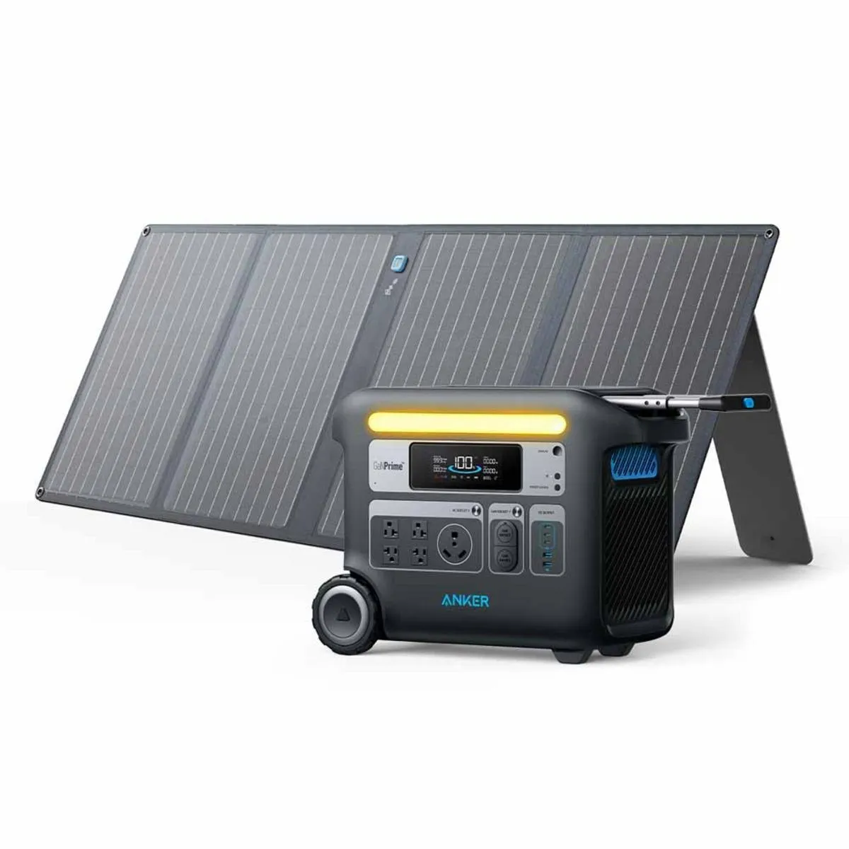 Anker Solar Generator 767 - PowerHouse 2048Wh with 100W Solar Panels