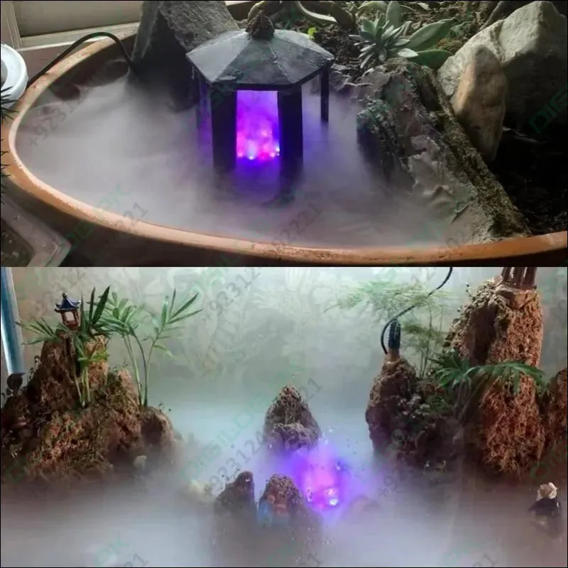 Aquarium Garden Pond Mist Maker Humidifier Ultrasonic Fogger Ultrasonic Mist Maker Fogger Humidifier