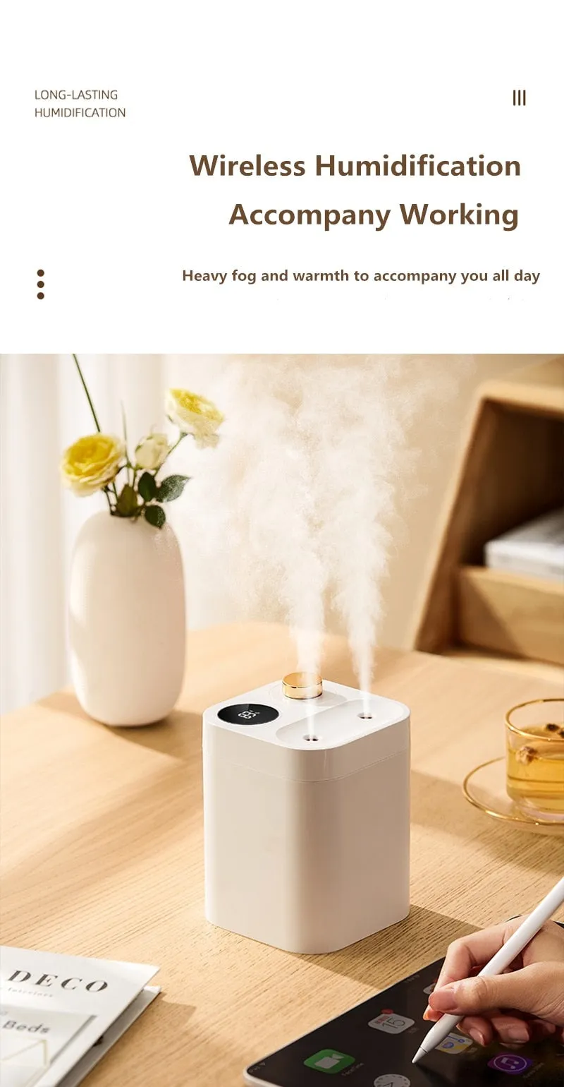 Aromatherapy Ultrasonic Mist Humidifier & Diffuser