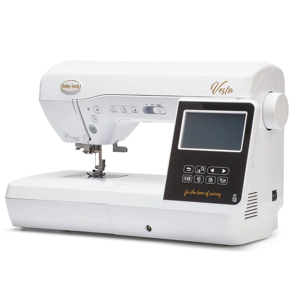 Baby Lock Vesta Sewing & Embroidery Machine with FREE Bundle