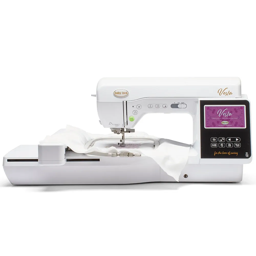 Baby Lock Vesta Sewing & Embroidery Machine with FREE Bundle