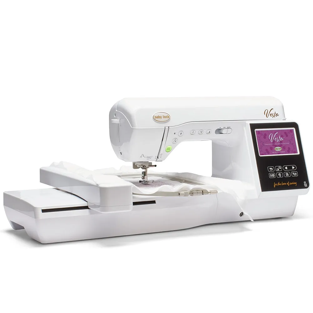 Baby Lock Vesta Sewing & Embroidery Machine with FREE Bundle