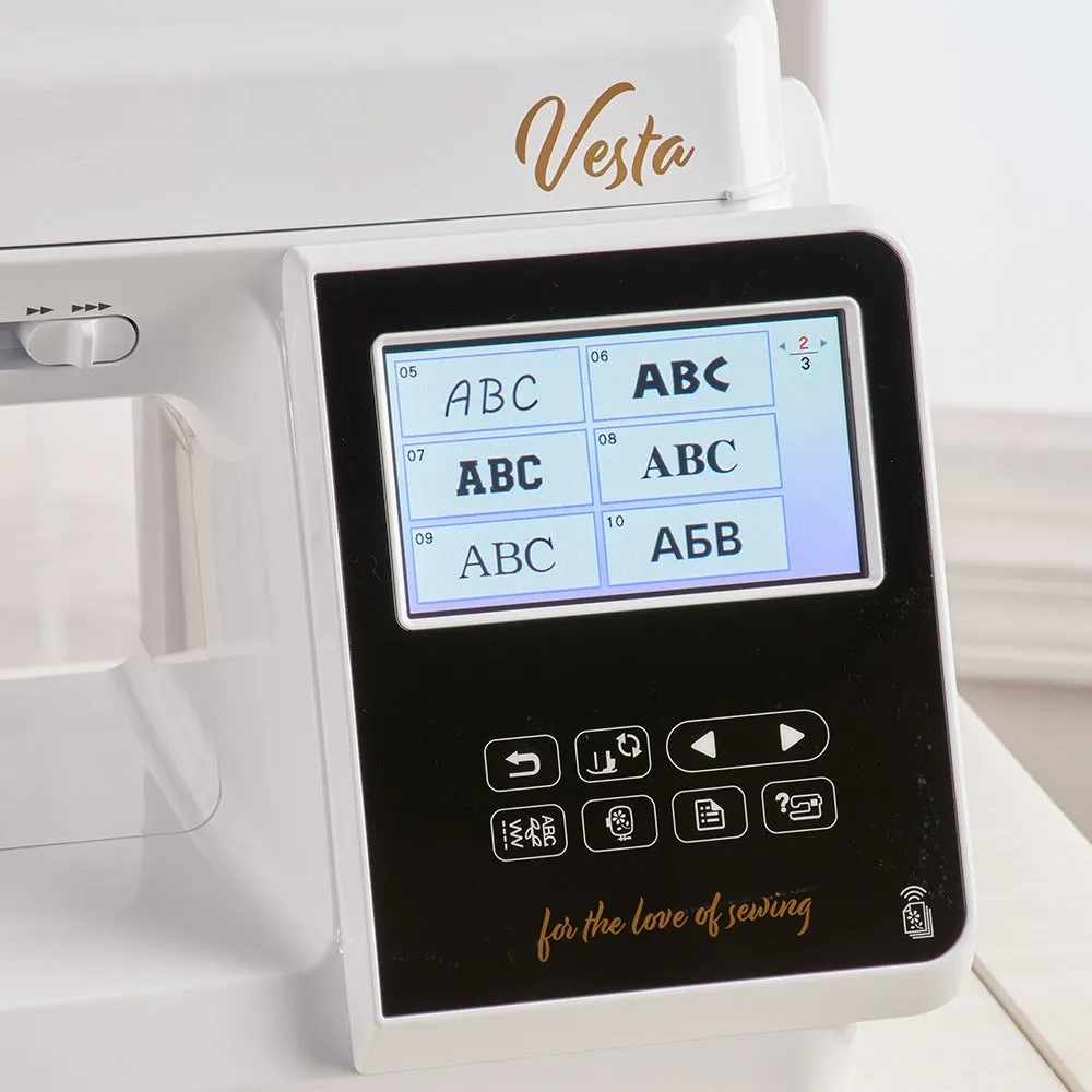 Baby Lock Vesta Sewing & Embroidery Machine with FREE Bundle