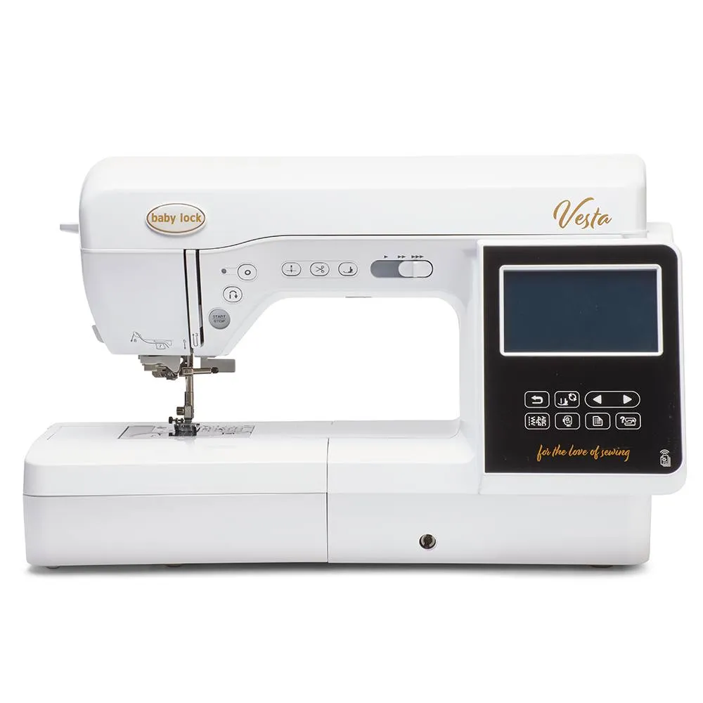 Baby Lock Vesta Sewing & Embroidery Machine with FREE Bundle