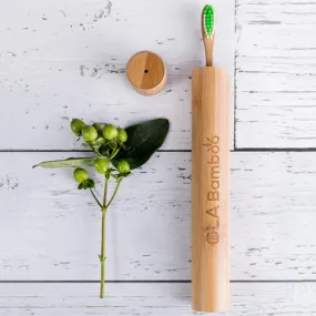 Bamboo Toothbrush Travel Tube