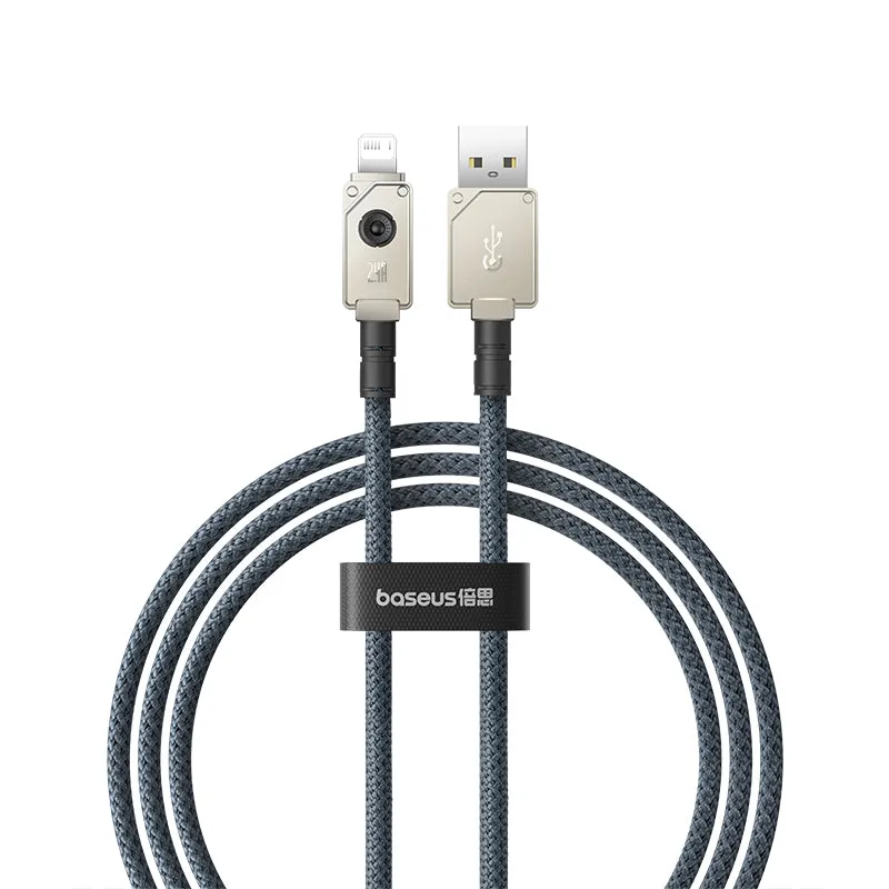 Baseus Unbreakable Series Fast Charging Data Cable USB to iPhone 2.4A - P10355802111-00