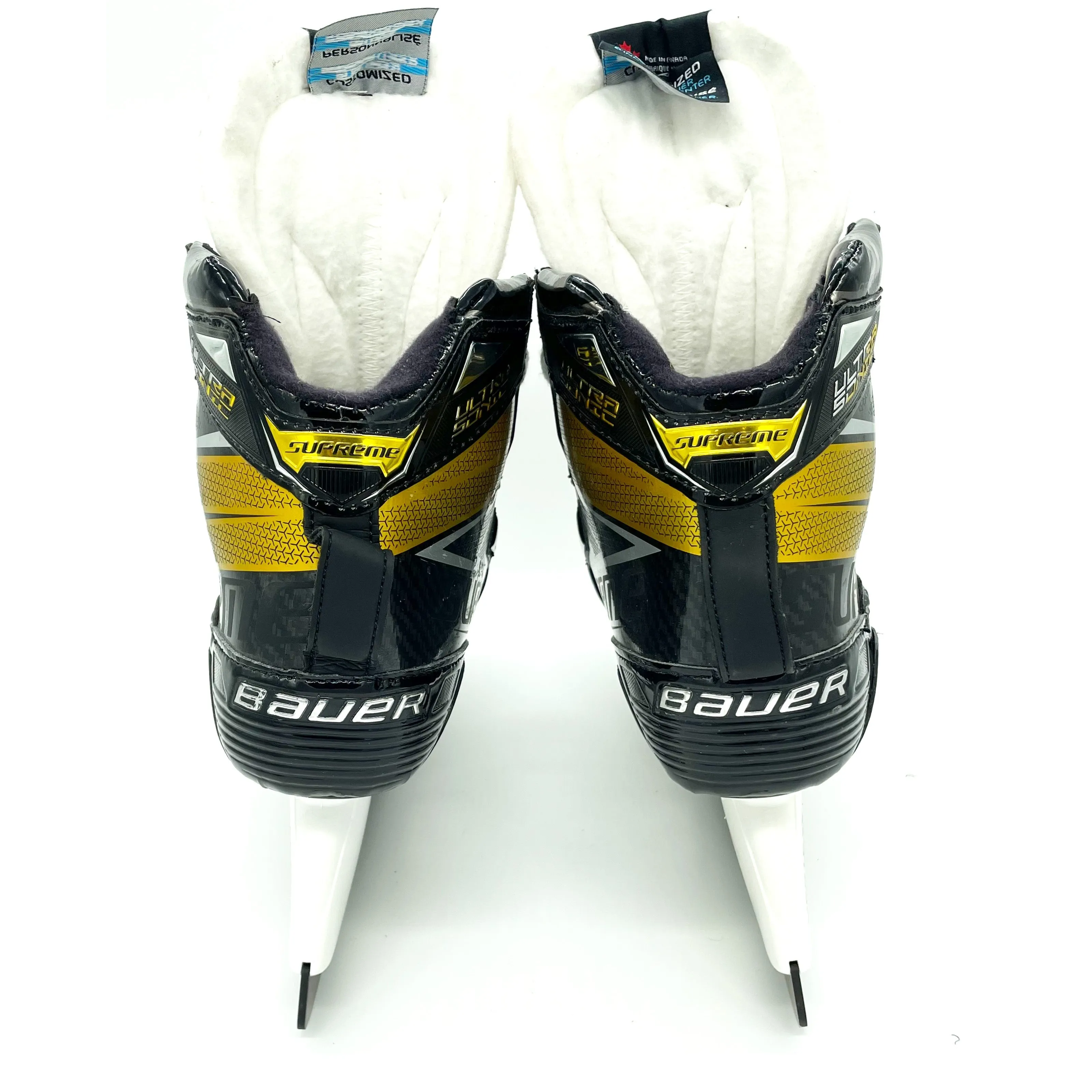 Bauer Supreme Ultrasonic - New Pro Stock Goalie Skates - Size 8.25L 7.875R