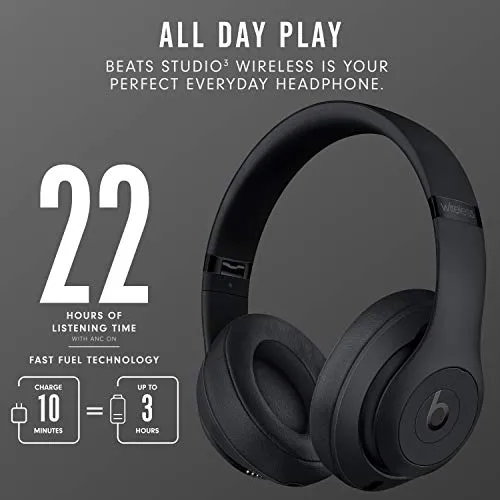 Beats Studio3 Wireless Noise Cancelling Over-Ear Headphones