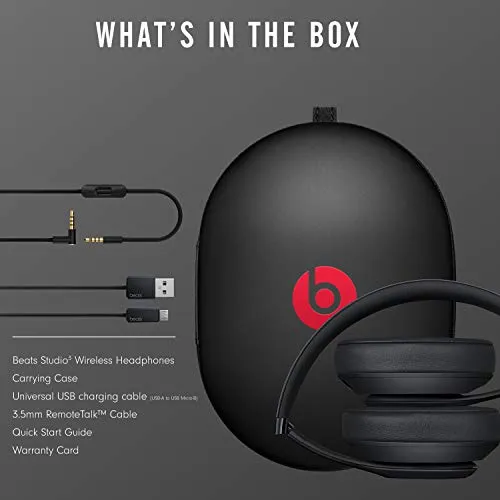 Beats Studio3 Wireless Noise Cancelling Over-Ear Headphones