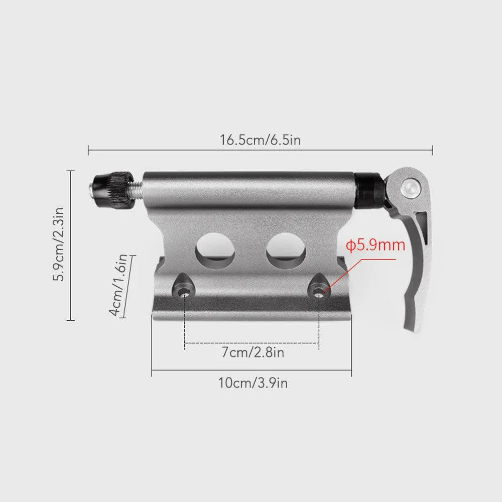 Bike Block Fork Mount Quick Release Fork Mount Bicycle Carrier Bicycle Front Fork Fixed Clip for Outdoor Travel