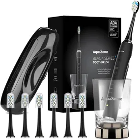 Black Series  Sonic Toothbrush & Wireless Charging Glass/ADA Accepted