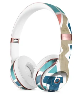 Blue, Pink, and Tan Sections Full-Body Skin Kit for the Beats by Dre