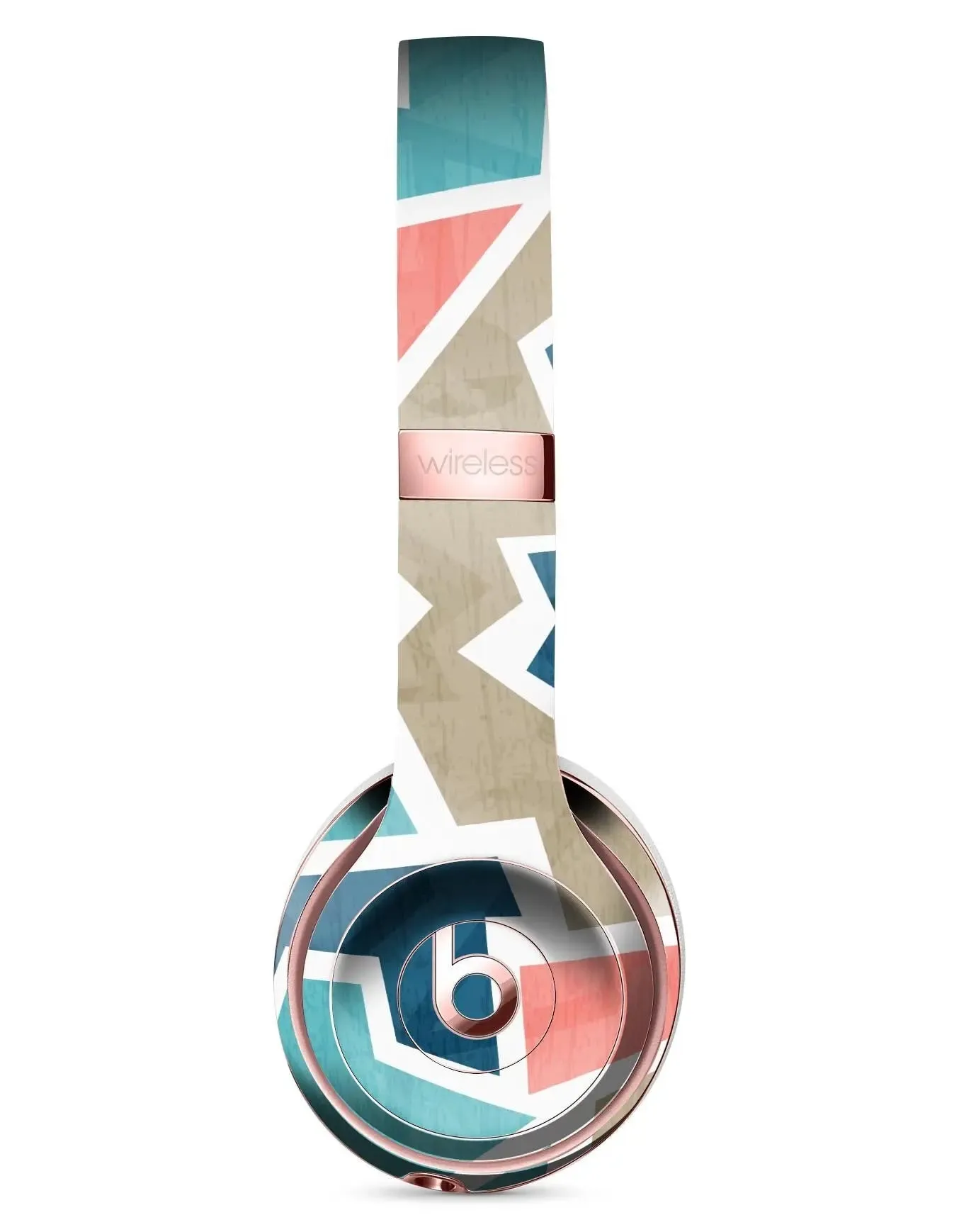 Blue, Pink, and Tan Sections Full-Body Skin Kit for the Beats by Dre