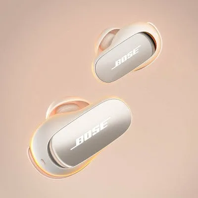 Bose QuietComfort Ultra Noise Cancelling Bluetooth Wireless Earbuds - White