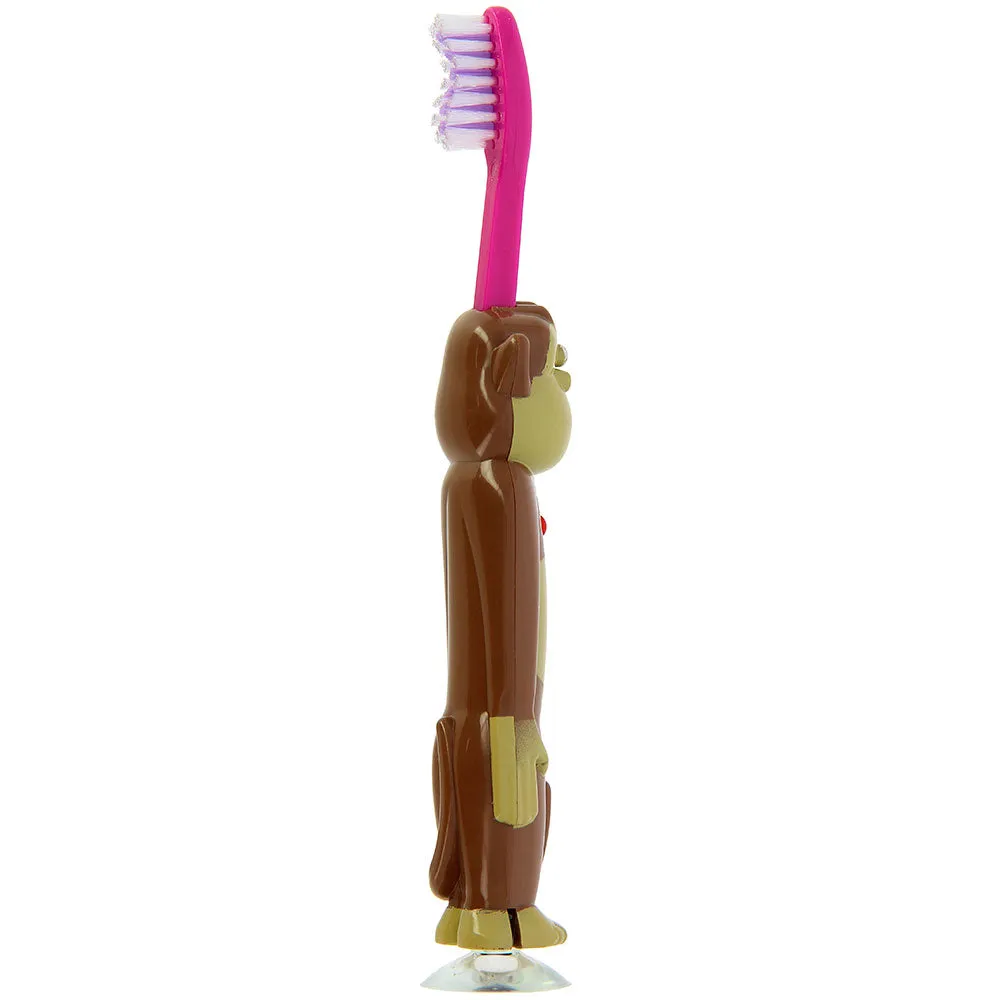 Brush Buddies Talkin' Toothbrush - Swingin Sammy (Monkey) -Dark Pink