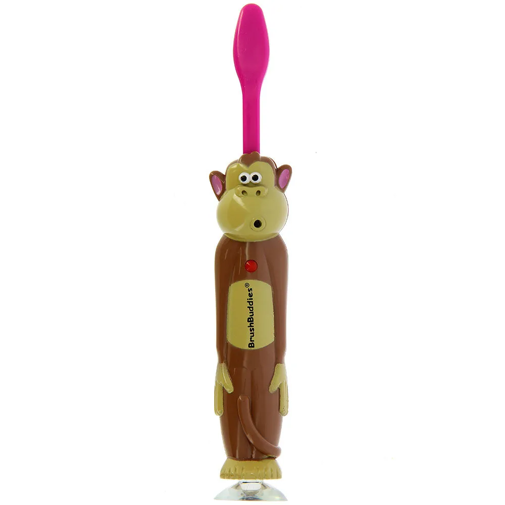 Brush Buddies Talkin' Toothbrush - Swingin Sammy (Monkey) -Dark Pink