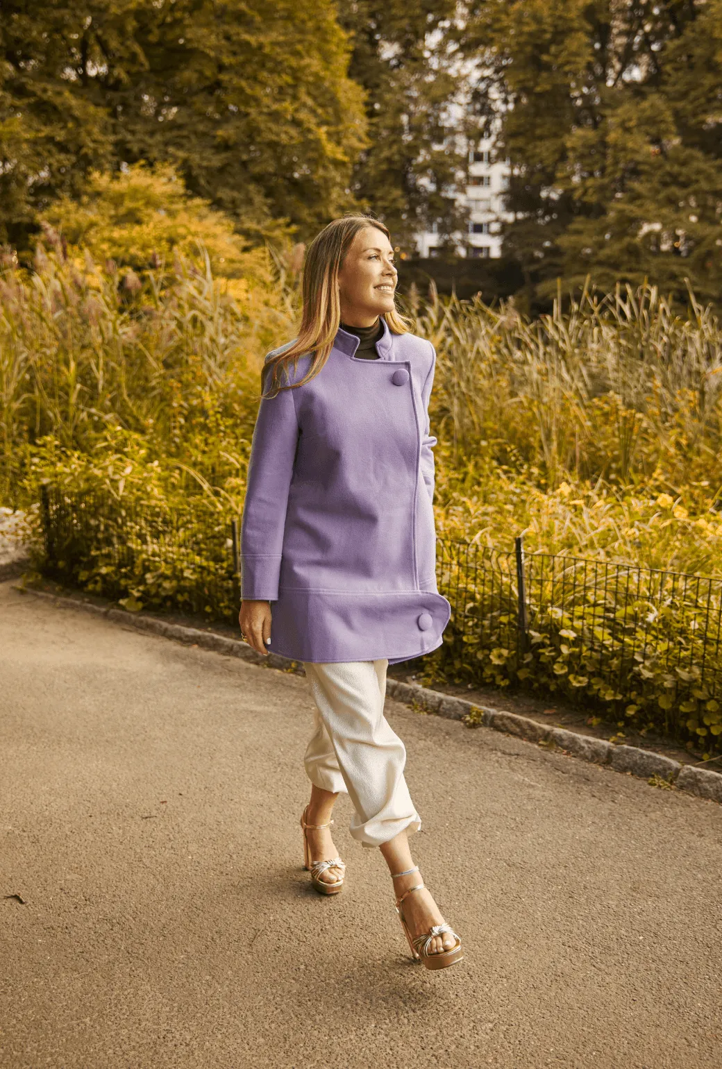 Buru x Tori Mellott Mod Coat - Brushed Lilac