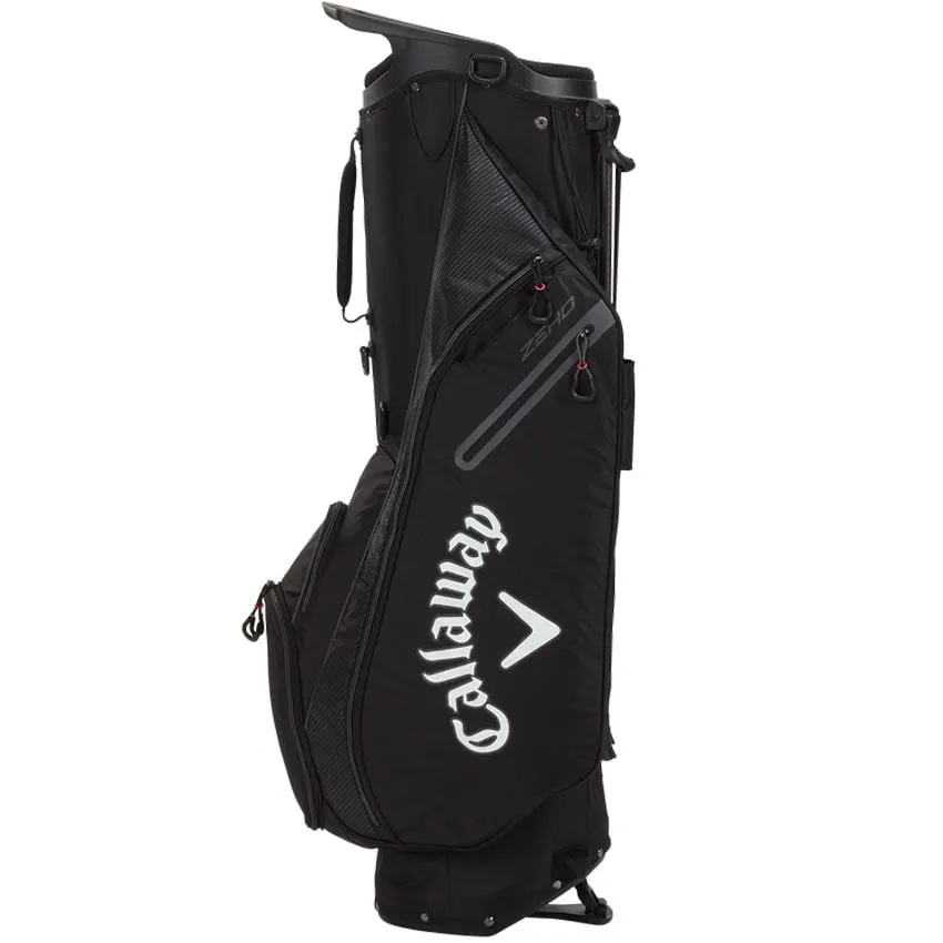 Callaway Hyper Lite Zero Double Strap Stand Bag - Black/White/Charcoal