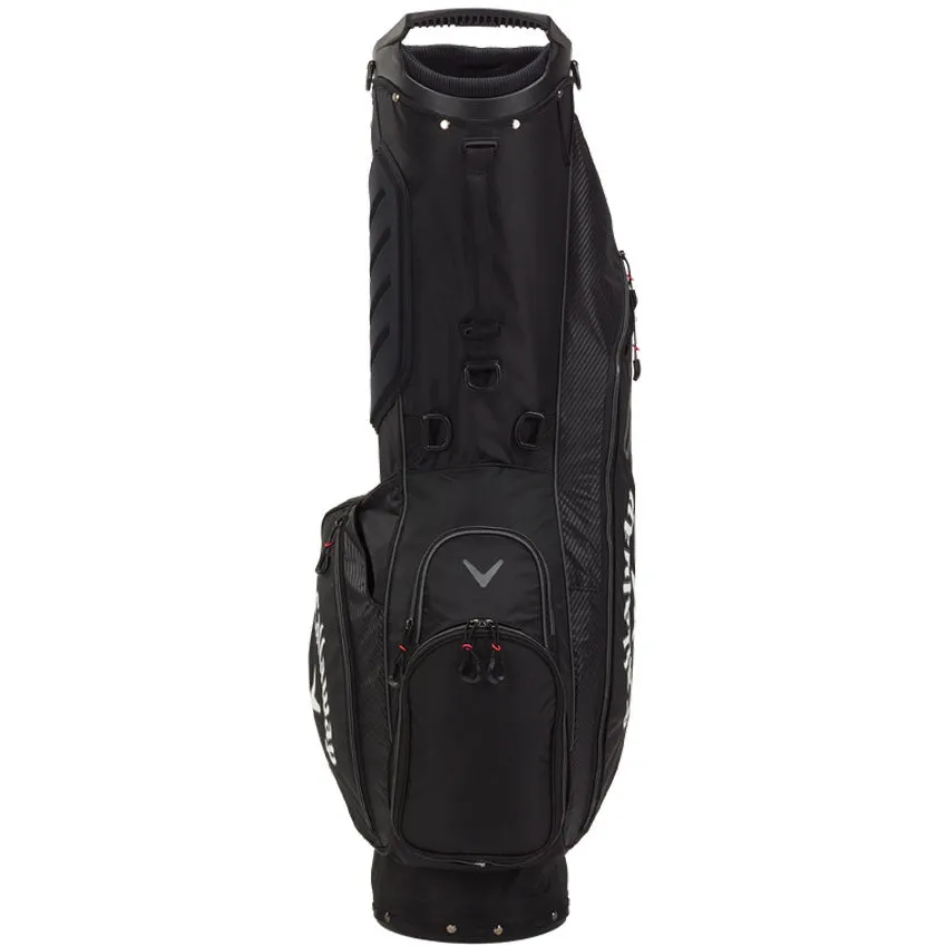 Callaway Hyper Lite Zero Double Strap Stand Bag - Black/White/Charcoal