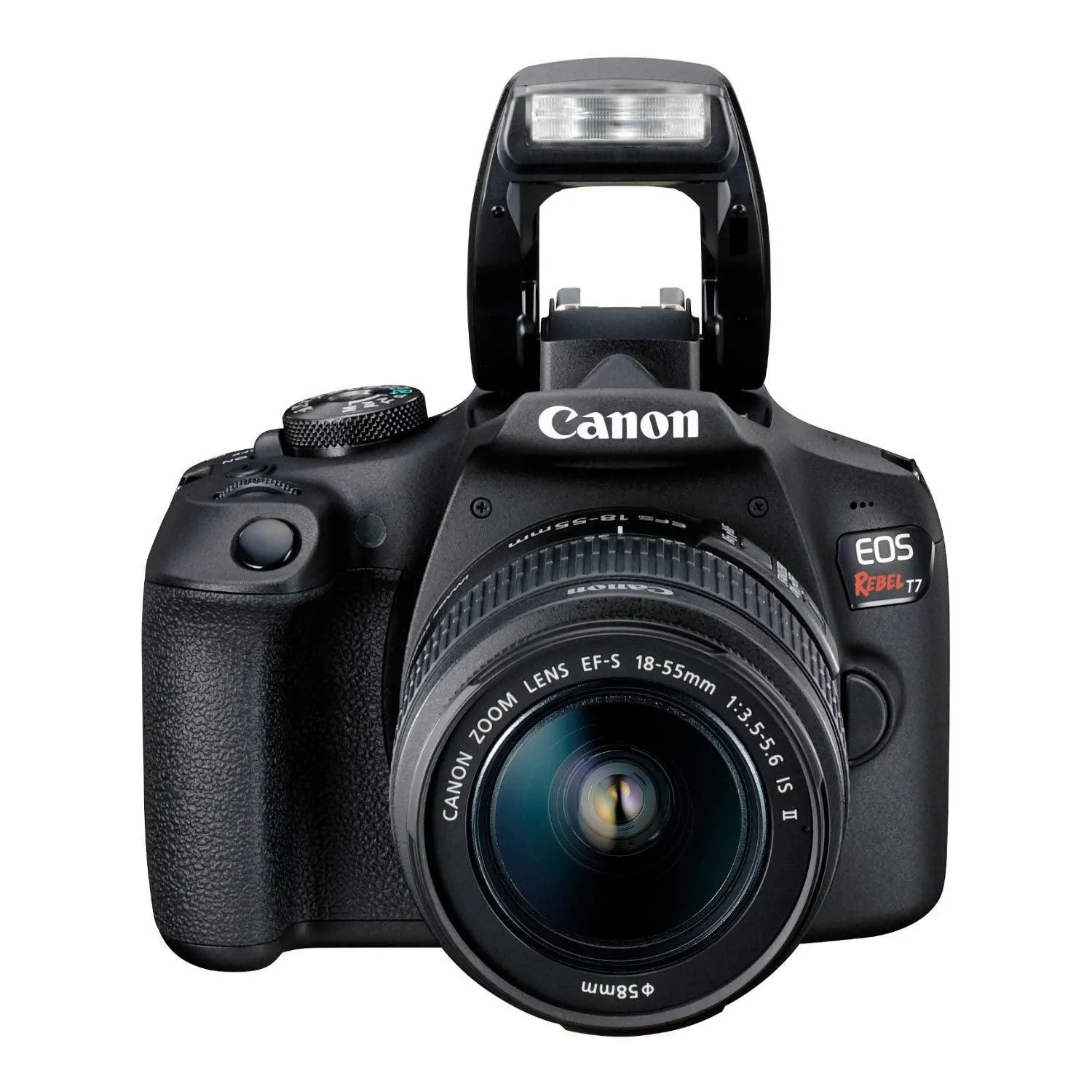 Canon EOS Rebel T7 EF-S DSLR Camera with 18-55mm Lens.