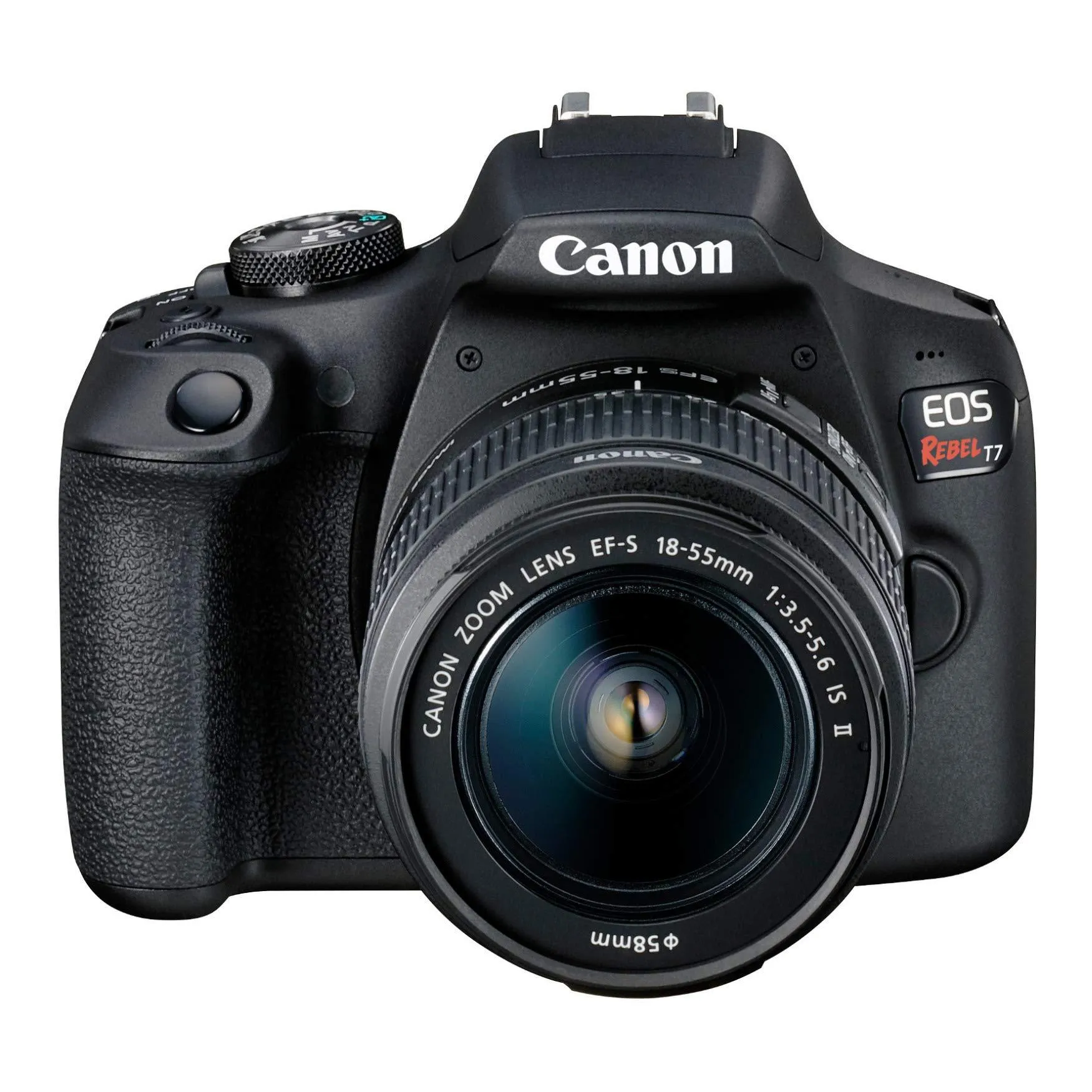 Canon EOS Rebel T7 EF-S DSLR Camera with 18-55mm Lens.