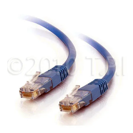 CAT5e 350 MHz Solid Patch Cable Blue 20FT