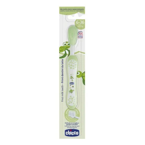 Chicco My First Tooth Brush - Green