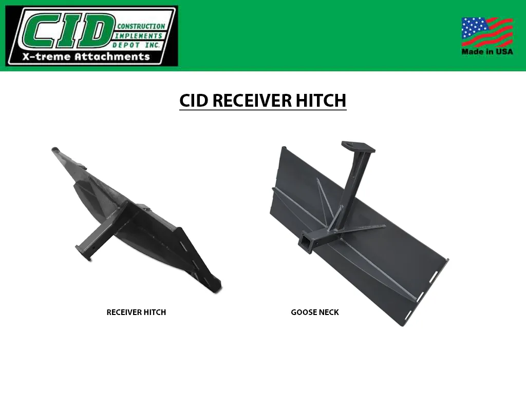 CID Receiver Hitch for Skid Steers