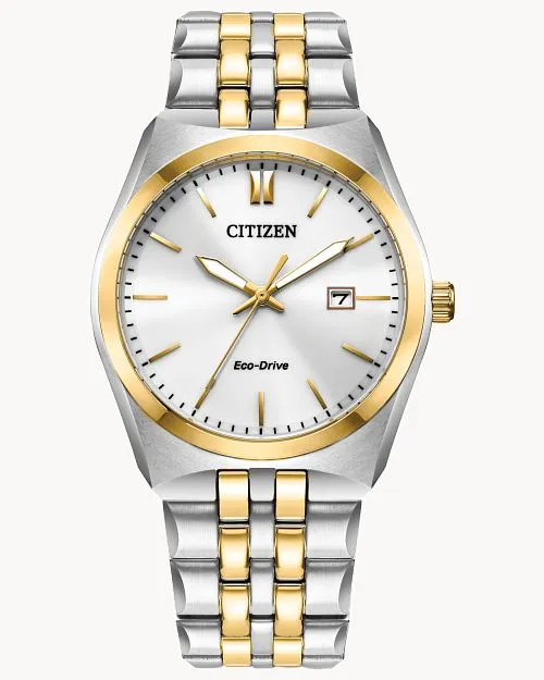 Citizen Corso White Dial Stainless Steel Bracelet Watch BM7334-58B