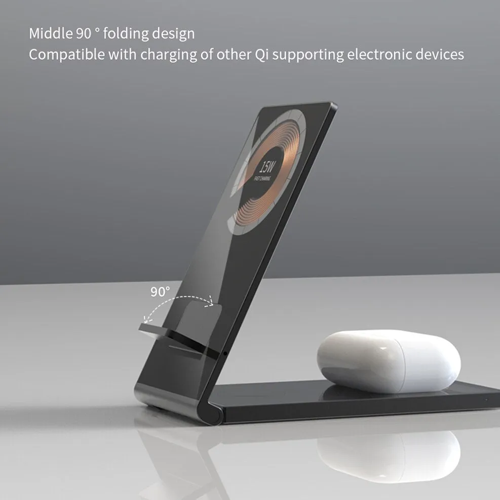 Clear Beam Foldable Magnetic Wireless Charger Stand