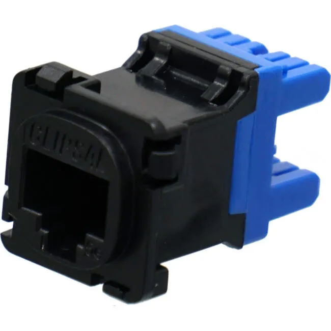 Clipsal CAT5E RJ45 Data Mech Black Suitable For Clipsal Wall Sockets