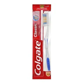 Colgate Toothbrush Classic Deep Clean Medium withCap FlowWrap 1pc